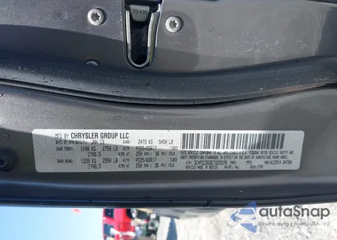 2013 Dodge Journey Sxt from USA, damaged, VIN 3C4PDCBG8DT625978